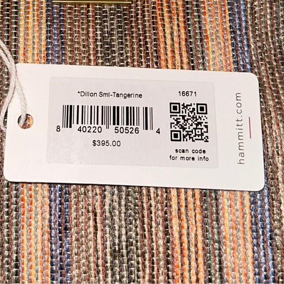 NWT Hammitt $395 16671 Dillon Small Tangerine 6-Way Baguette Bag - Picture 10 of 10